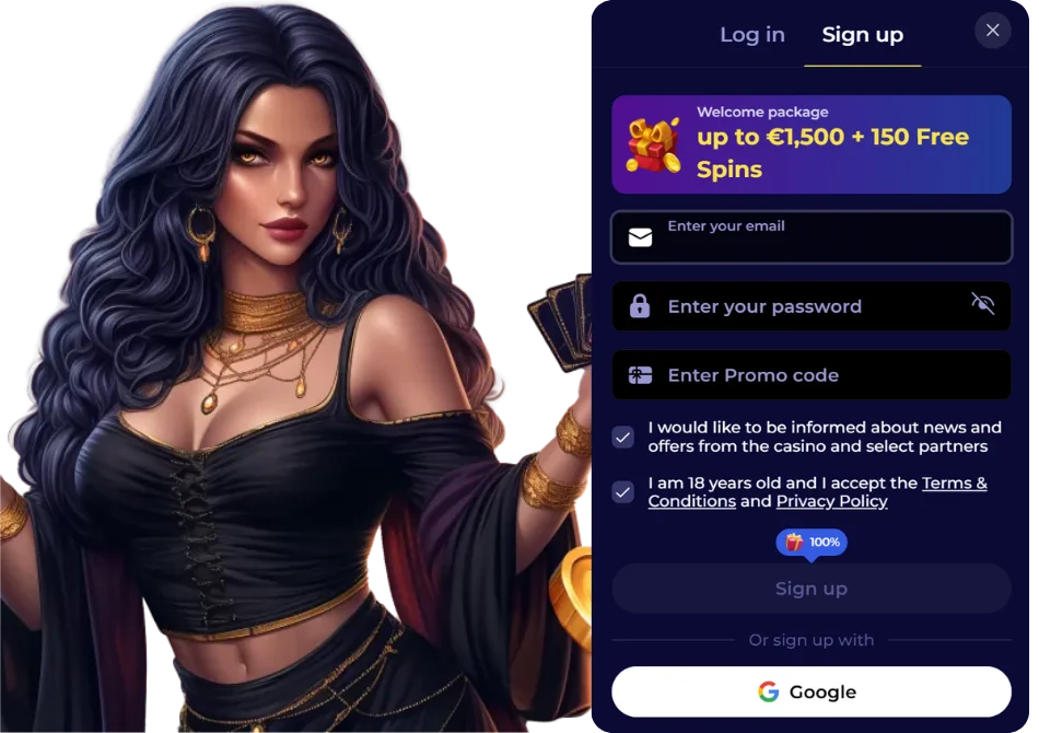 Nyxbets registratie
